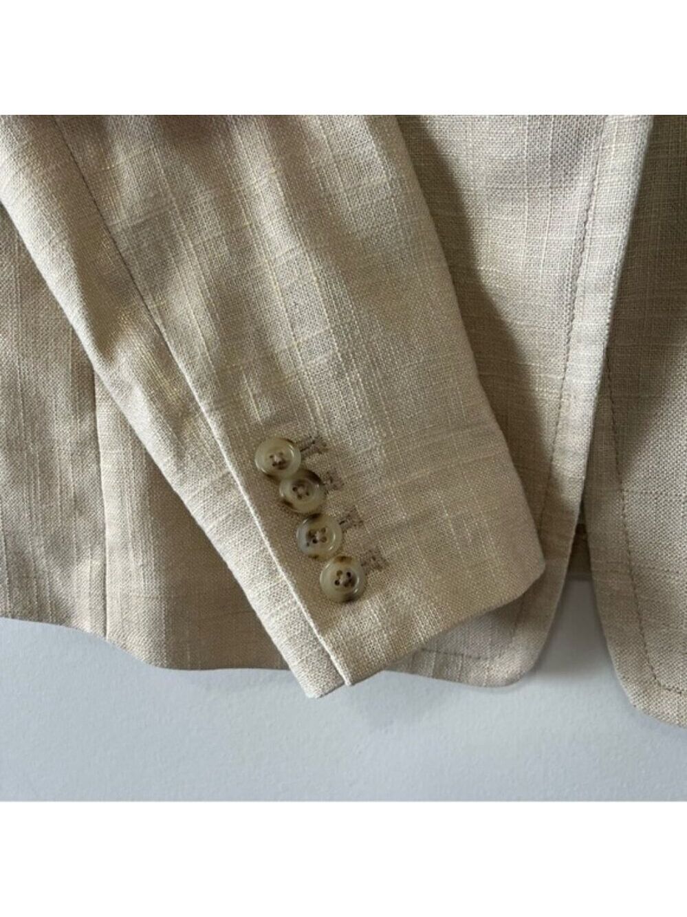 J. Crew Regent Blazer In Metallic Linen Size 4 - Picture 7 of 13